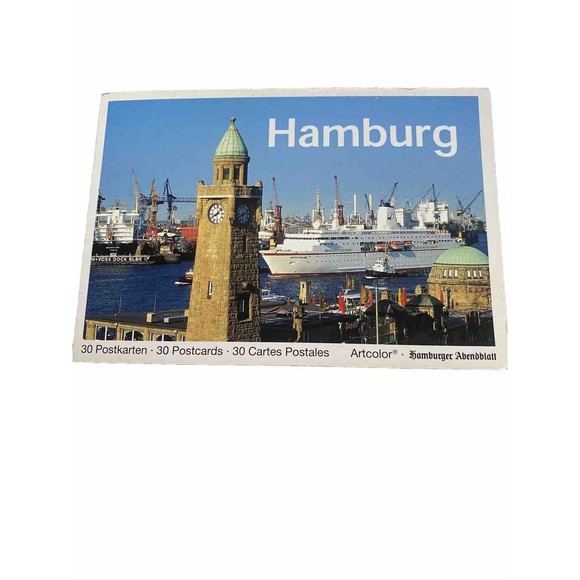 Hamburg Germany Tourist Book of 30 postcards 1999 - Picture 1 of 5